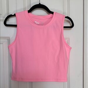 ZYIA Pink Sleeveless Crop Top Sz XL